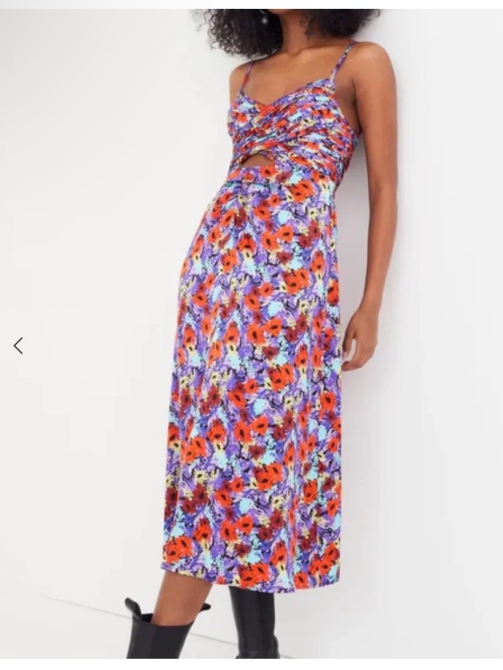For Love & Lemons Chiara Floral Midi Dress